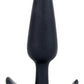 Mood Naughty 1 Silicone Anal Plug - Black - Large