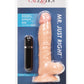 Mr Just Right Vibrating Dildo with Bullet - Vanilla - 6.25in