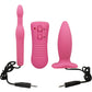 My 1st Anal Explorer Kit Vibrating Butt Plug and Explorer - Pink