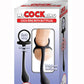 My Cock Ring Silicone Cock Ring with Butt Plug - Black