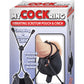 My Cock Ring Vibrating Scrotum Pouch and Cinch Silicone Cock Ring - Black