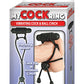 My Cockring Silicone Vibrating Cock and Ball Cinch - Black