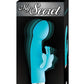 My Secret Butterfly Rechargeable Silicone Rabbit Vibrator - Aqua/Blue