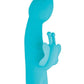 My Secret Butterfly Rechargeable Silicone Rabbit Vibrator - Aqua/Blue