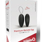 My Secret Screaming O Premium Remote Control Rechargeable Silicone Egg - Black
