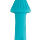 My Secret Shroom Rechargeable Silicone Vibrator - Aqua/Blue