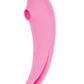 Mystique Suction Vibrating Rechargeable Silicone Massager - Pink