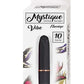 Mystique Vibrating Massagers Rechargeable Silicone Vibrator - Black