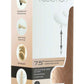 Naked Addiction Silicone Rechargeable Thrusting, Vibrating, and Rotating Dildo - Vanilla - 7.5in