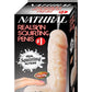 Natural Realskin Squirting Penis #1 Dildo - Flesh/Vanilla