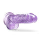 Naturally Yours Crystalline Dildo 7in - Amethyst