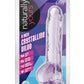 Naturally Yours Crystalline Dildo 8in - Amethyst - Purple