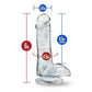 Naturally Yours Glitter Dildo with Balls