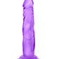 Naturally Yours Mini Dildo - Purple - 5in