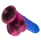 Naughty Bits Ombre Hombre Rechargeable Silicone Vibrating Dildo