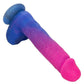 Naughty Bits Ombre Hombre XL Rechargeable Silicone Vibrating Dildo