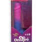 Naughty Bits Ombre Hombre XL Rechargeable Silicone Vibrating Dildo - Multicolor - XLarge