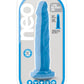 Neo Dual Density Dildo - Blue/Neon Blue - 7.5in