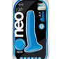 Neo Elite Silicone Dual Density Dildo - Blue - 6in