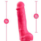 Neo Elite Silicone Dual Density Dildo with Balls