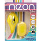 Neon Vibes The Secret Vibe Rechargeable Silicone Vibrator with Remote Control - Yellow