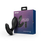 Nexus Duo Rechargeable Silicone Remote Control Beginner Butt Plug - Black - Small