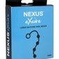 Nexus Excite Silicone Anal Beads - Black - Large