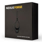Nexus Forge Vibrating Adjustable Lasso Silicone Cock Ring - Black
