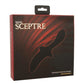 Nexus Sceptre Rechargeable Silicone Rotating Anal Probe - Black