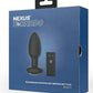 Nexus Tornado Rechargeable Silicone Rotating Butt Plug with Remote - Black - Medium