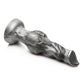 Night Prowler Silicone Dildo - Black/Silver - Large