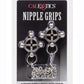 Nipple Grips 4-Point Nipple Press with Chain - Silver