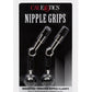 Nipple Grips Weighted Tweezer Nipple Clamps - Black/Silver