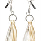 Nipple Play Playful Tassels Nipple Clamps - Gold