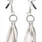 Nipple Play Playful Tassels Nipple Clamps - Silver