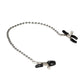 Nipple Play Silver Beaded Chain Nipple Clamps