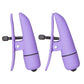 Nipplettes Virbrating Nipple Clamps - Purple