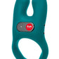 Nos Silicone Vibrating Couples Cock Ring - Deep Sea - Blue