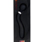 Nu Sensuelle Lolly Nubii Flexible Rechargeable Silicone Wand - Black/White