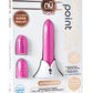 Nu Sensuelle Point Plus Rechargeable Silicone Bullet - Pink