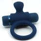 Nu Sensuelle Silicone Bullet Ring Rechargeable Vibrating Cock Ring - Blue/Navy Blue