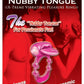 Nubbie Tongue Vibrating Silicone Cock Ring Waterproof - Magenta/Pink