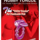 Nubbie Tongue Vibrating Silicone Cock Ring Waterproof - Purple
