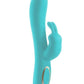 Obsessions Hera Rechargeable Silicone Rabbit Vibrator - Aqua/Blue