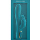 Obsessions Hera Rechargeable Silicone Rabbit Vibrator - Teal