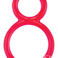 Ofinity Super Stretchy Double Silicone Cock Ring Waterproof - Red