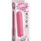 Omg! Bullets #Play Rechargeable Silicone Vibrating Bullet - Pink