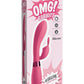 Omg! Rabbits #Selfie Silicone Vibrator - Pink