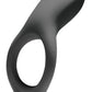 Optimale Rechargeable Silicone Vibrating Cock Ring - Grey/Slate