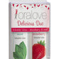 Oralove Delicious Duo Lickable Strawberry and Mint Lubricant - 1oz - 2 Per Set